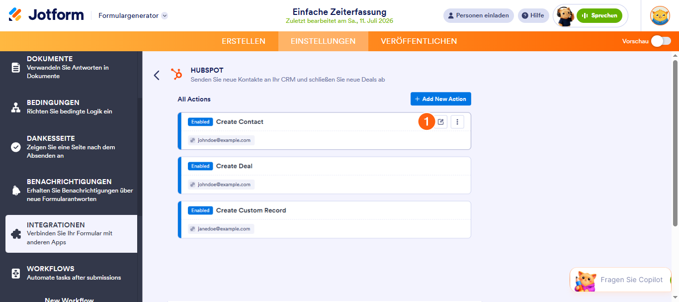 Wie Sie Jotform in HubSpot CRM integrieren Image-29