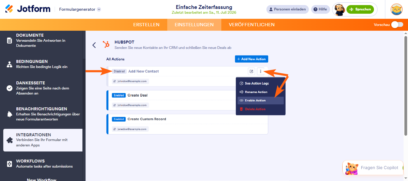 Wie Sie Jotform in HubSpot CRM integrieren Image-36