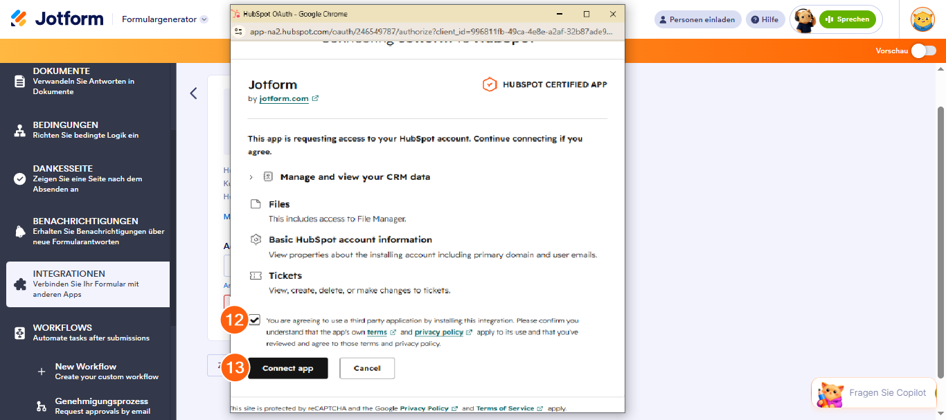 Wie Sie Jotform in HubSpot CRM integrieren Image-9
