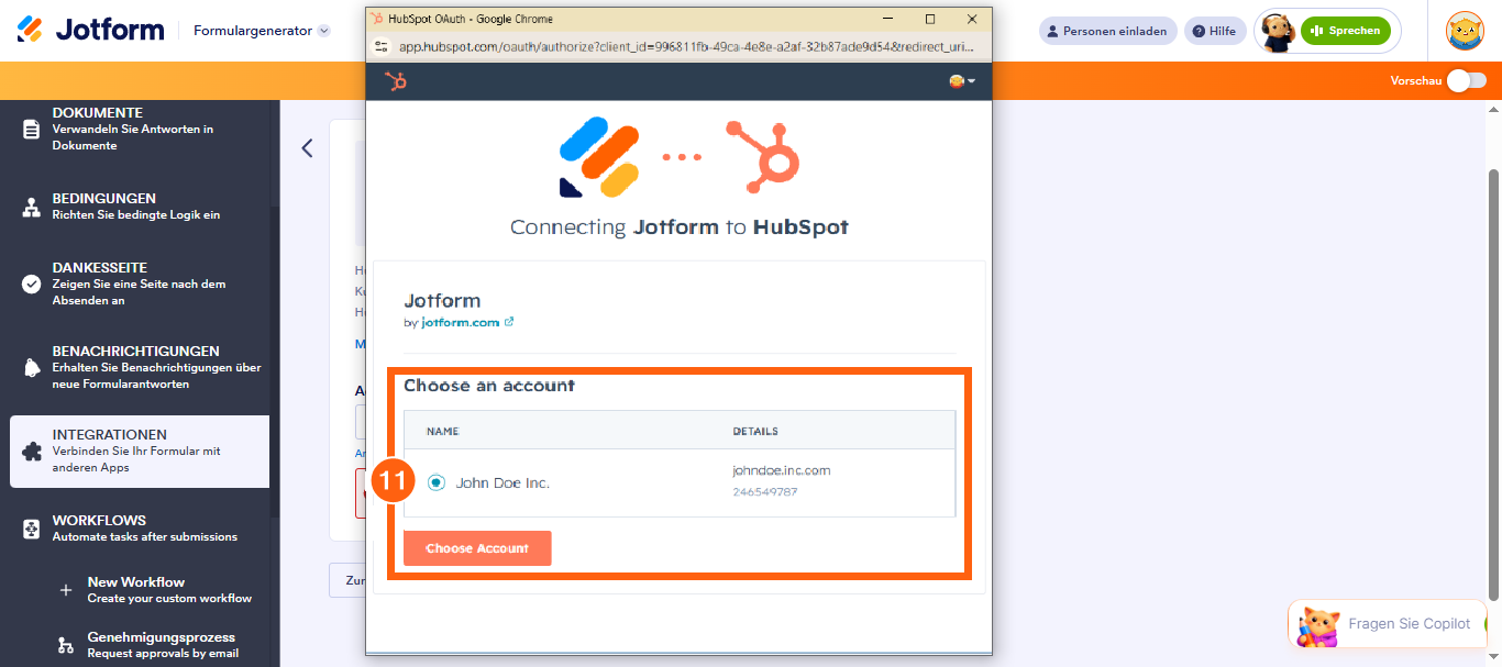 Wie Sie Jotform in HubSpot CRM integrieren Image-8
