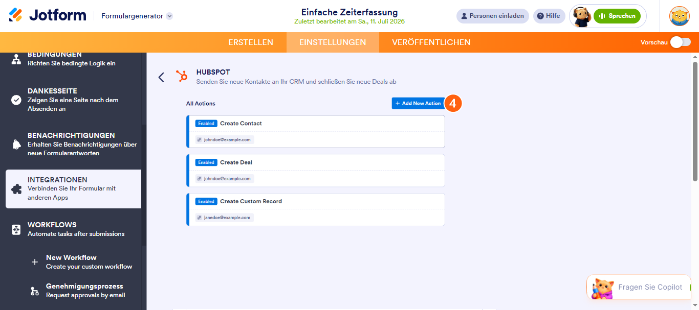 Wie Sie Jotform in HubSpot CRM integrieren Image-41
