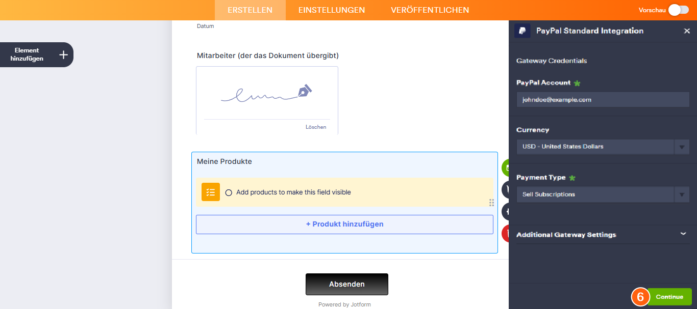 Wie Sie eine Option für wiederkehrende Zahlungen einrichten Image-7