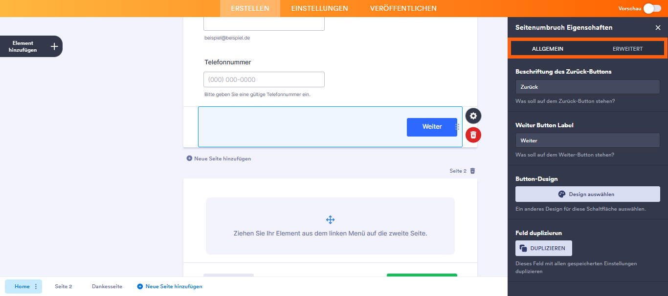 Wie Sie ein mehrseitiges Formular mit Jotform erstellen Image-3