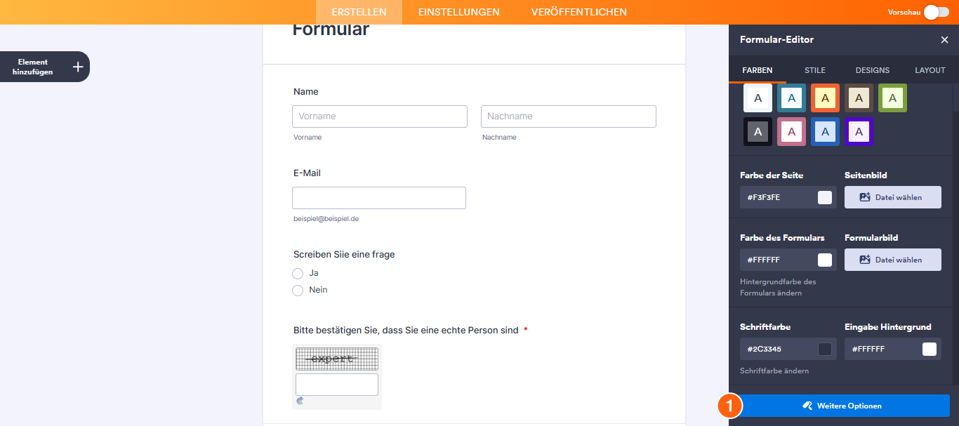 Wie Sie den Formularhintergrund transparent machen Image-4
