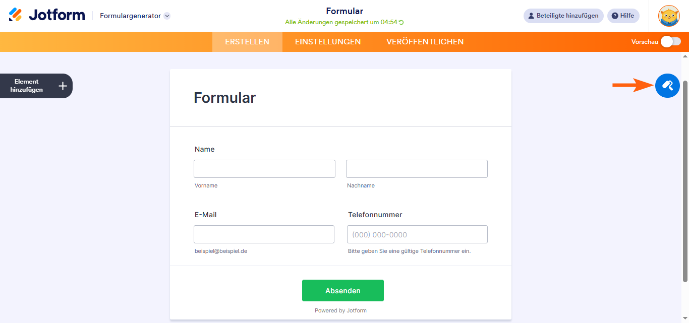 Wie Sie die Schriftgröße in Ihrem Formular ändern Image-3