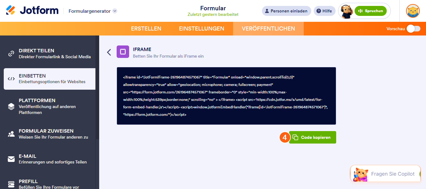Hinzufügen eines Formulars zu SharePoint Image-2