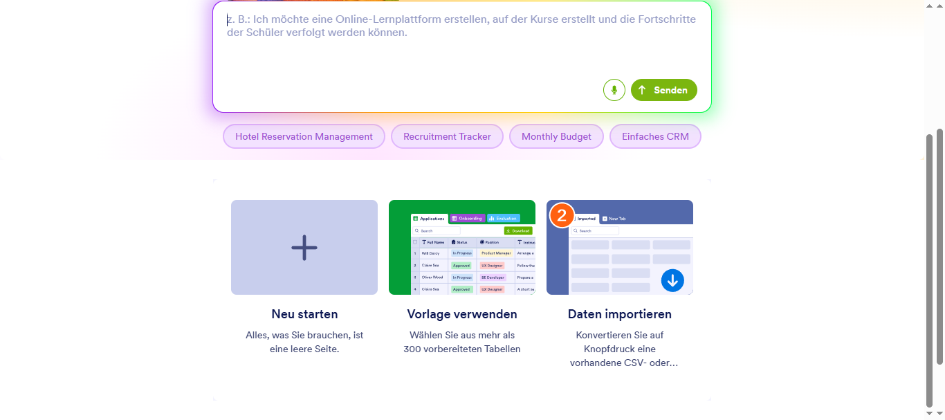 Wie Sie Daten in Jotform Tabellen importieren Image-2
