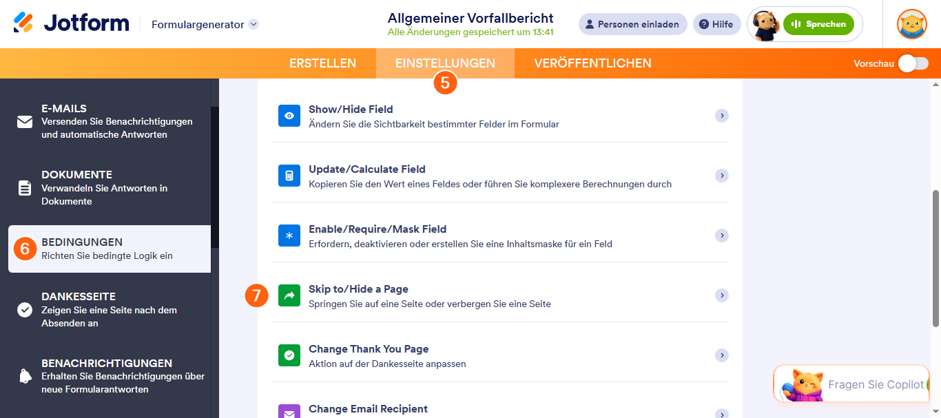 Wie Sie Seiten mit bedingter Logik überspringen Image-5