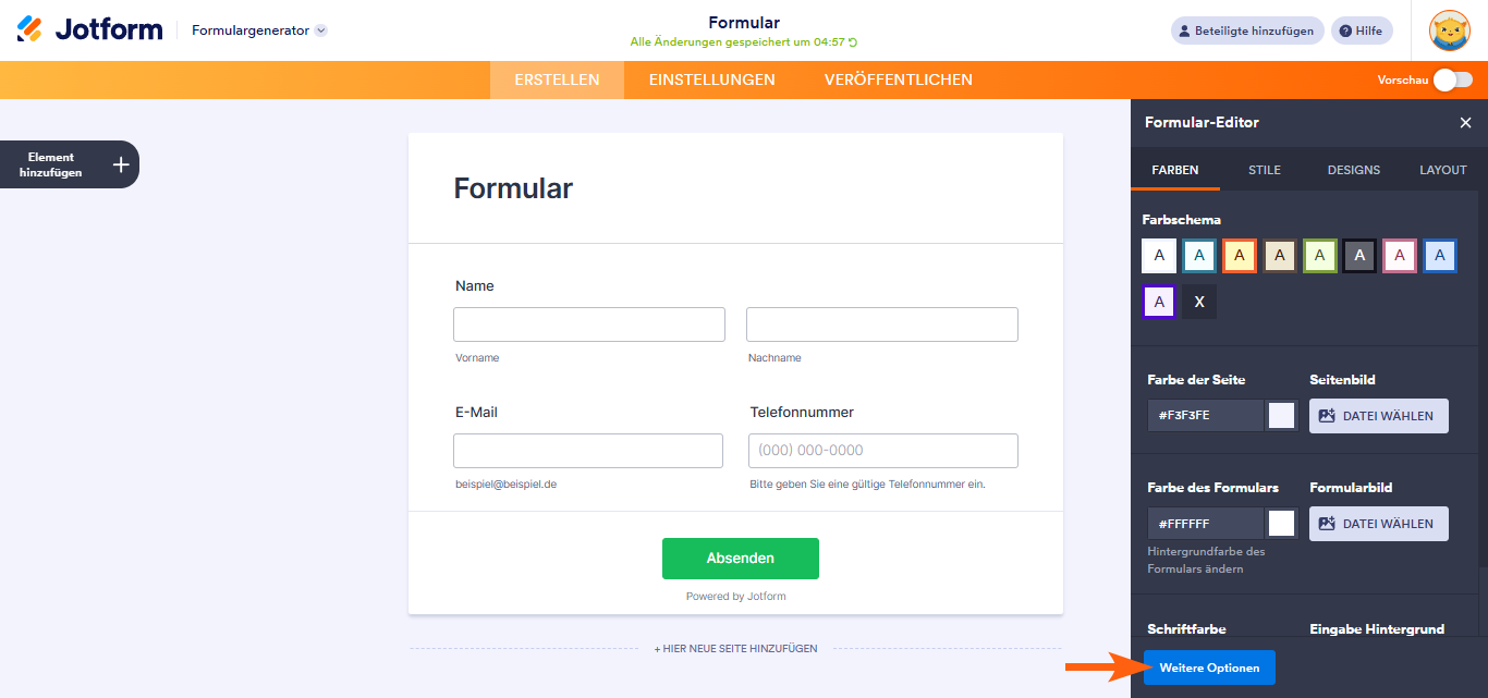 Wie Sie die Schriftgröße in Ihrem Formular ändern Image-4
