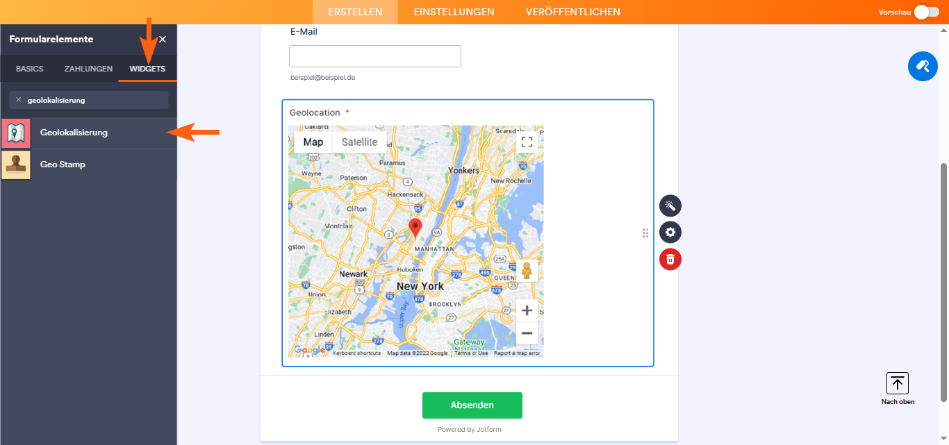 Google Map Geolokalisierung zu Ihrem Formular hinzufügen Image-1