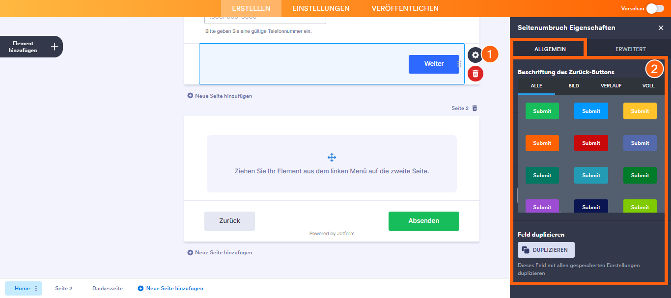 Wie Sie ein mehrseitiges Formular mit Jotform erstellen Image-4