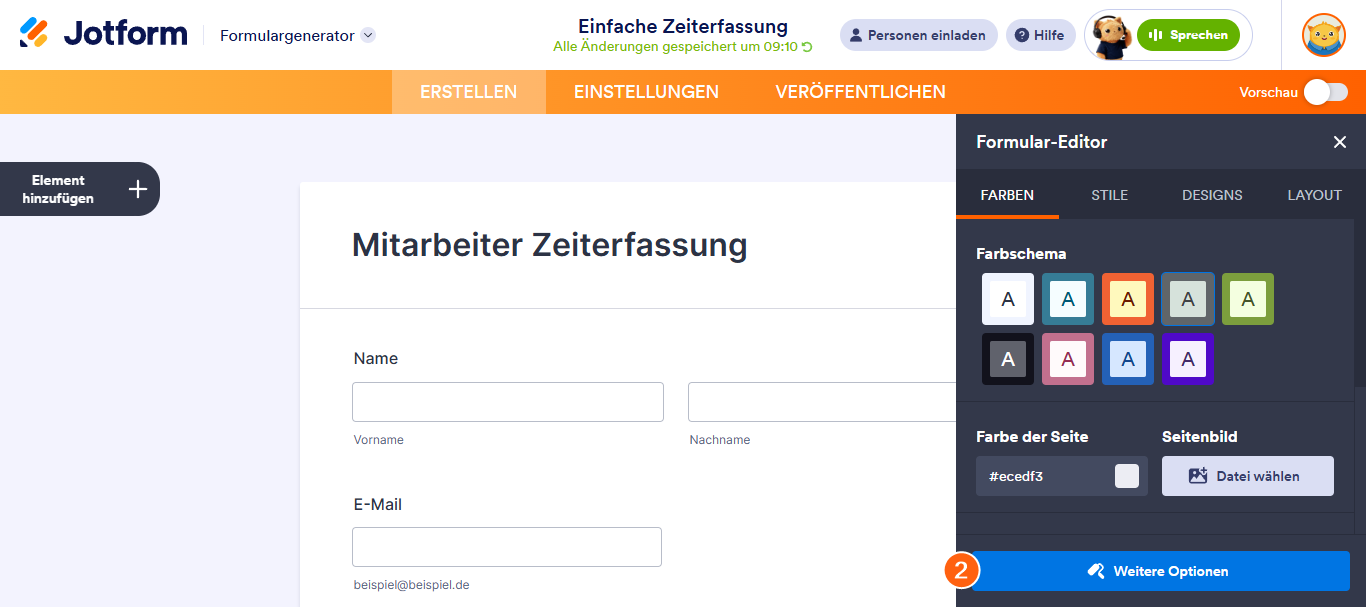 Wie Sie die Schriftgröße in Ihrem Formular ändern Image-4