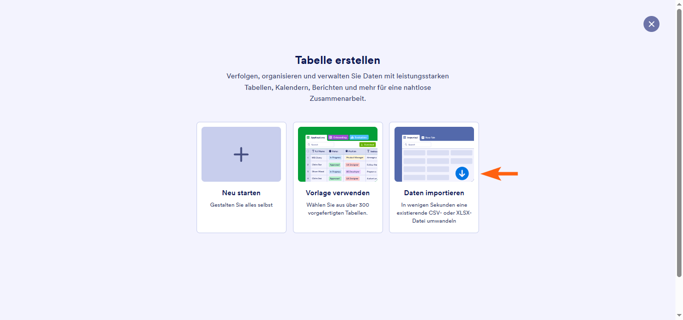 Wie Sie Daten in Jotform Tabellen importieren Image-2