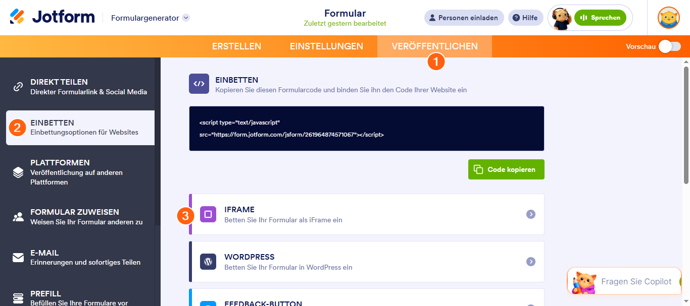Hinzufügen eines Formulars zu SharePoint Image-1