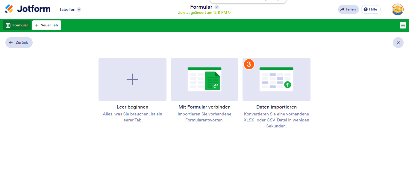 Wie Sie Daten in Jotform Tabellen importieren Image-8