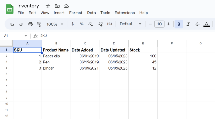 Google Form Request Inventory How to use Google Forms for inventory management | Jotform Blog