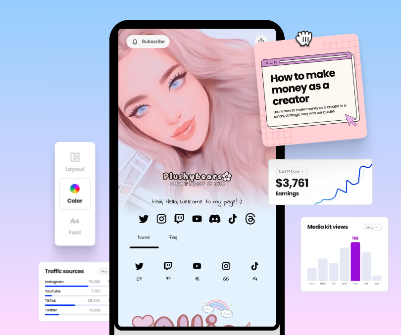 Interface de utilizador dos Beacons