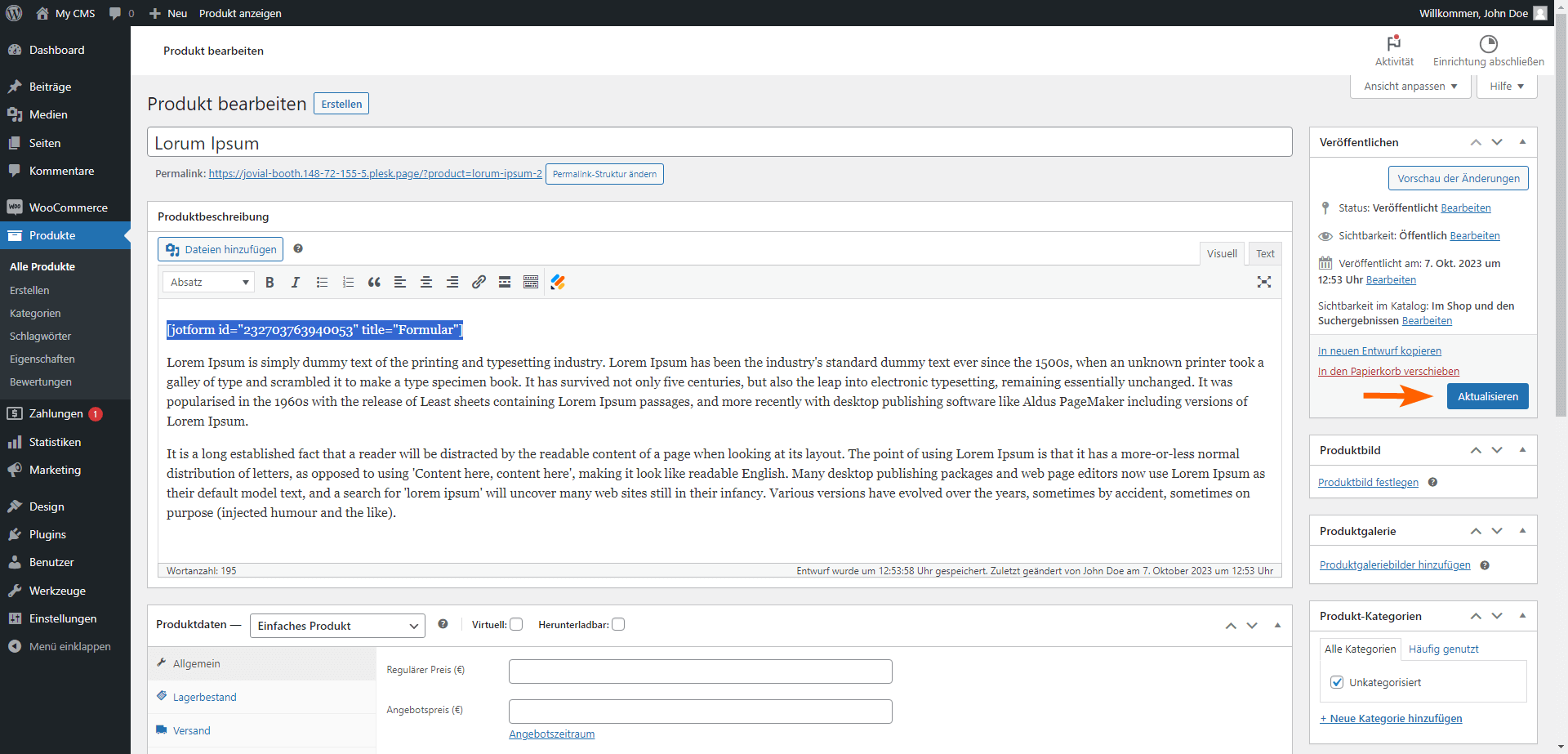 Wie Sie ein benutzerdefiniertes Formular zu WooCommerce hinzufügen Image-4