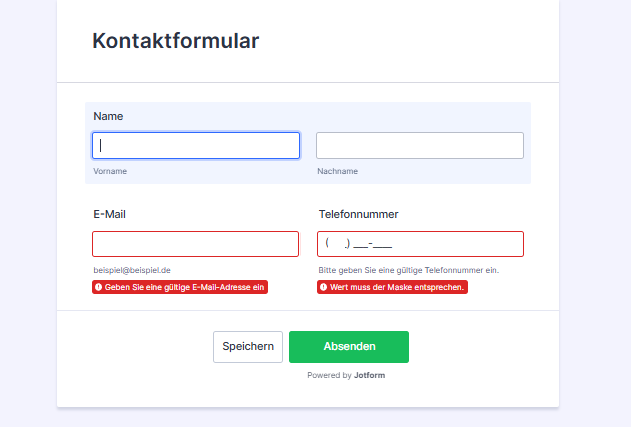 Verwalten von Feldfehlerzuständen und Hervorhebungseffekt Image-2