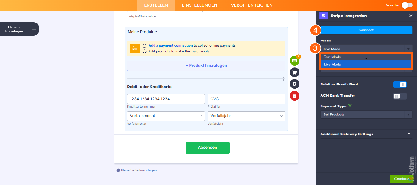 Wie Sie Stripe ACH in Jotform integrieren können Image-3