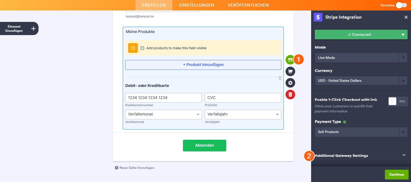 Wie Sie benutzerdefinierte Daten an Stripe Payment senden Image-1