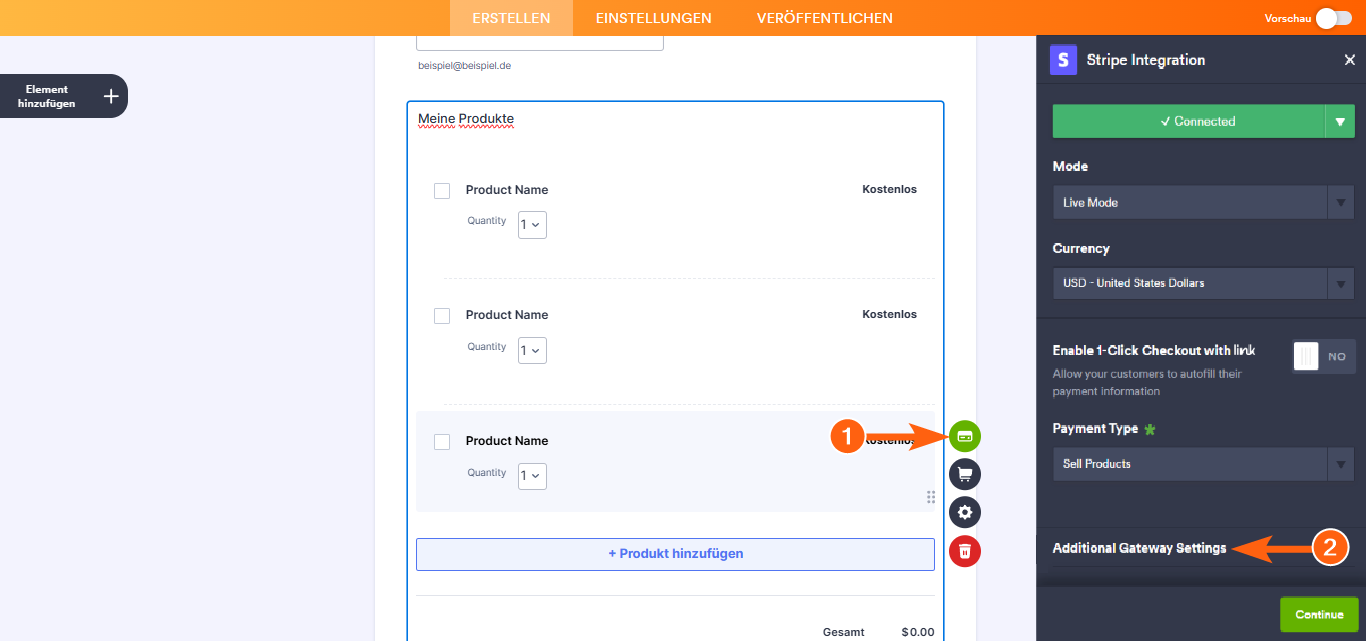 Wie Sie benutzerdefinierte Daten an Stripe Payment senden Image-1