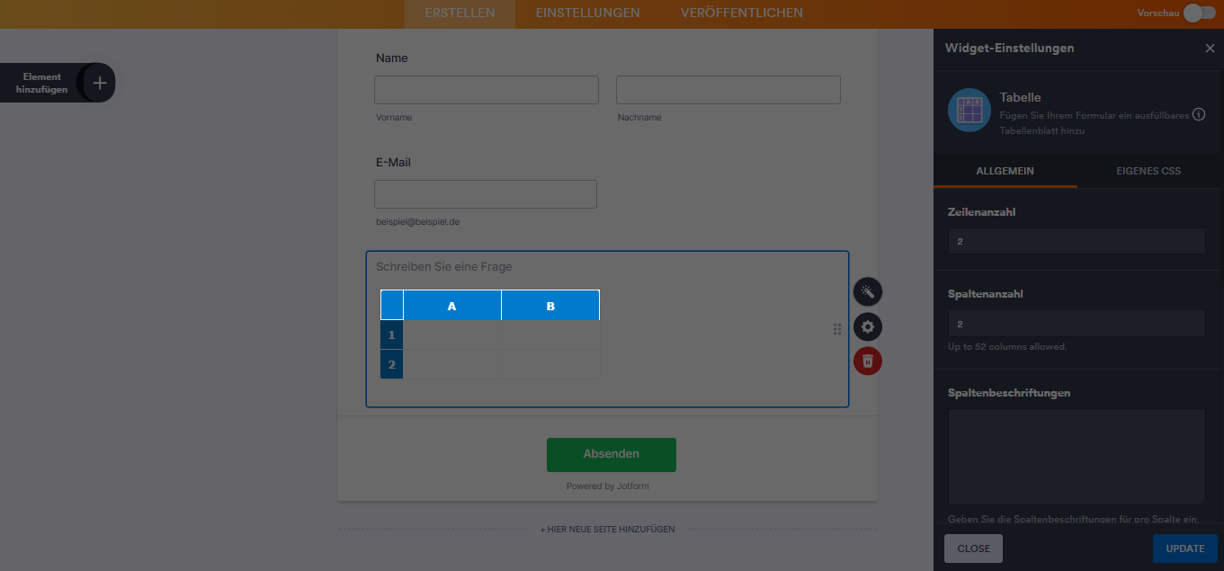 Wie Sie das Spreadsheet-Widget einrichten? Image-6