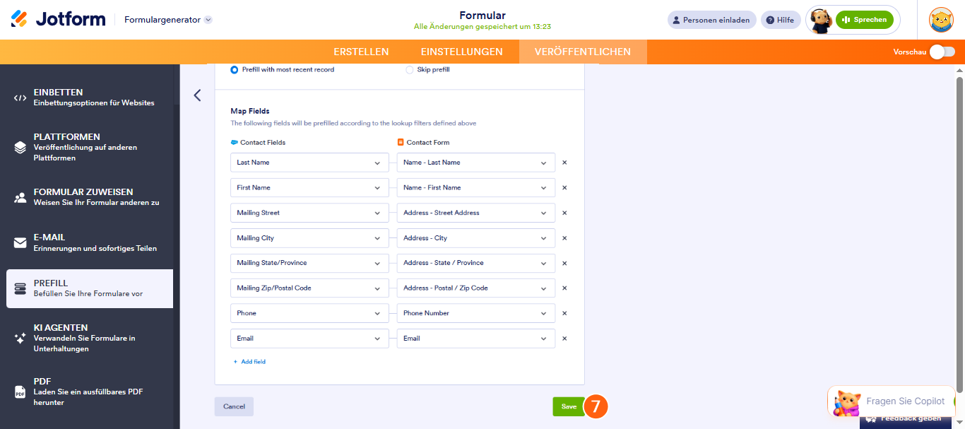 Wie Sie ein Formular mit den Daten aus Salesforce vorausfüllen können? Image-6