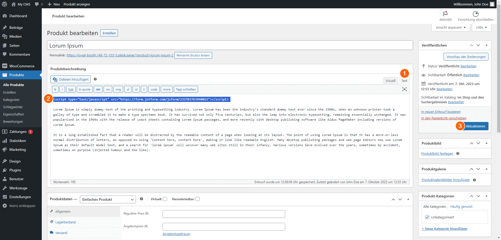 Wie Sie ein benutzerdefiniertes Formular zu WooCommerce hinzufügen Image-5