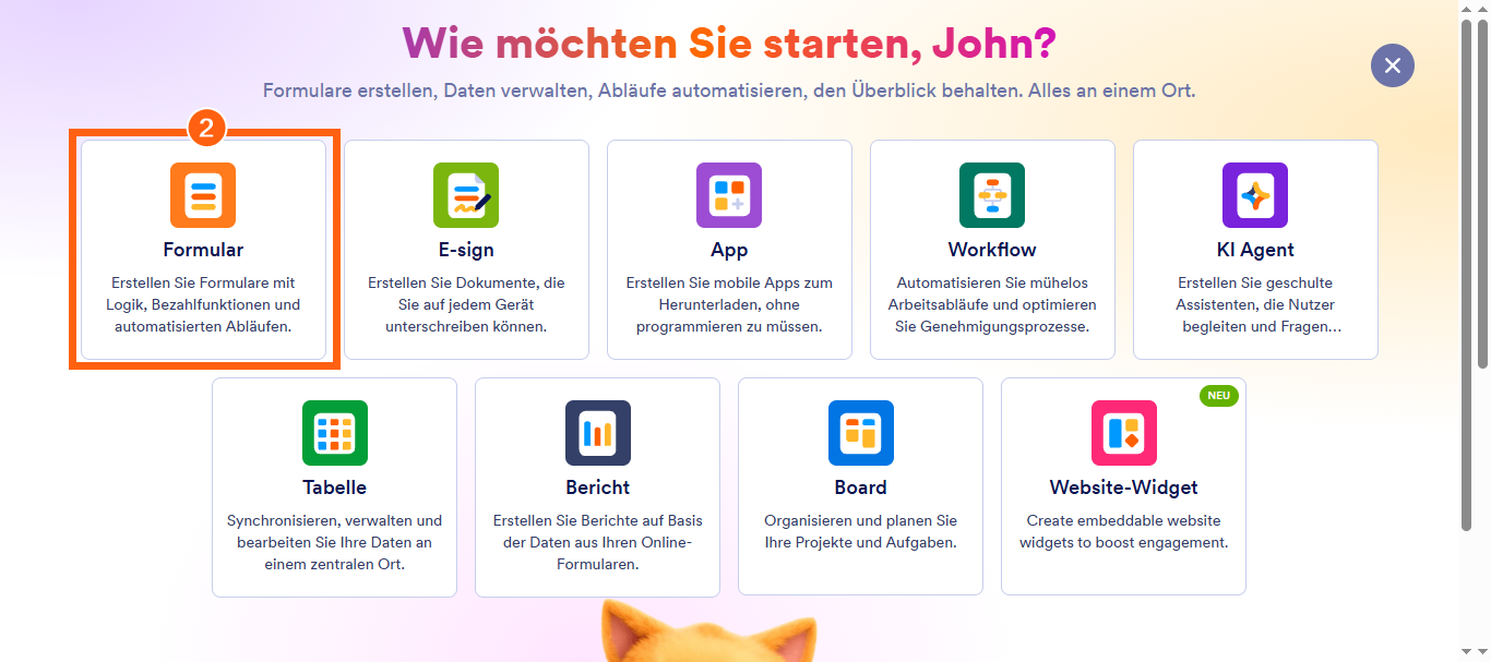 Wie Sie ein eingebettetes Formular von einer anderen Seite klonen können Image-2