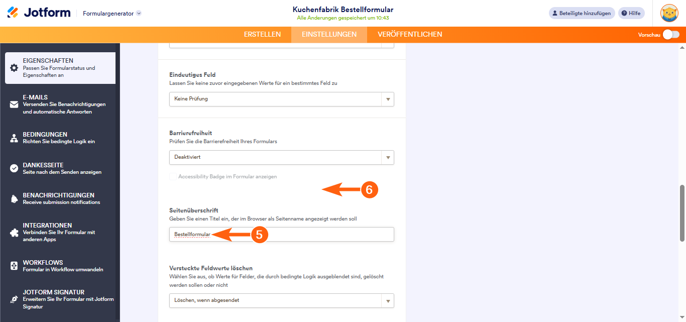 Wie Sie den Seitentitel Ihres Formulars ändern Image-5