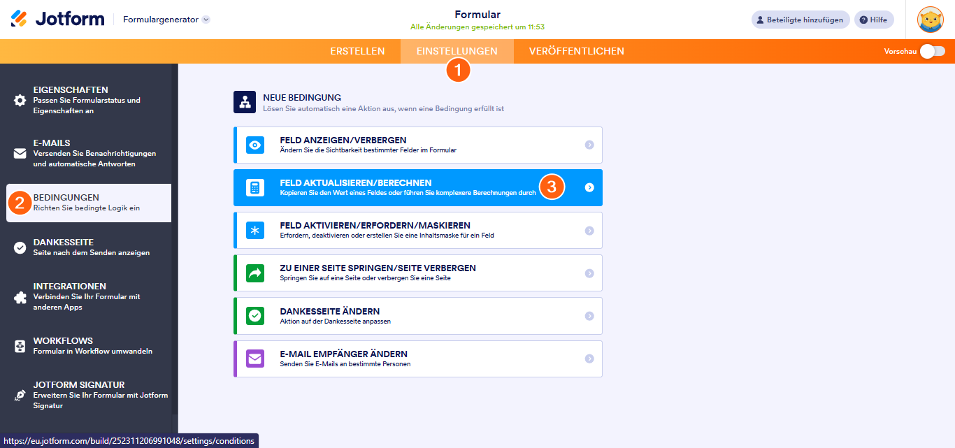 Berechnen von Werten in der Eingabetabelle durch Bedingung Image-3