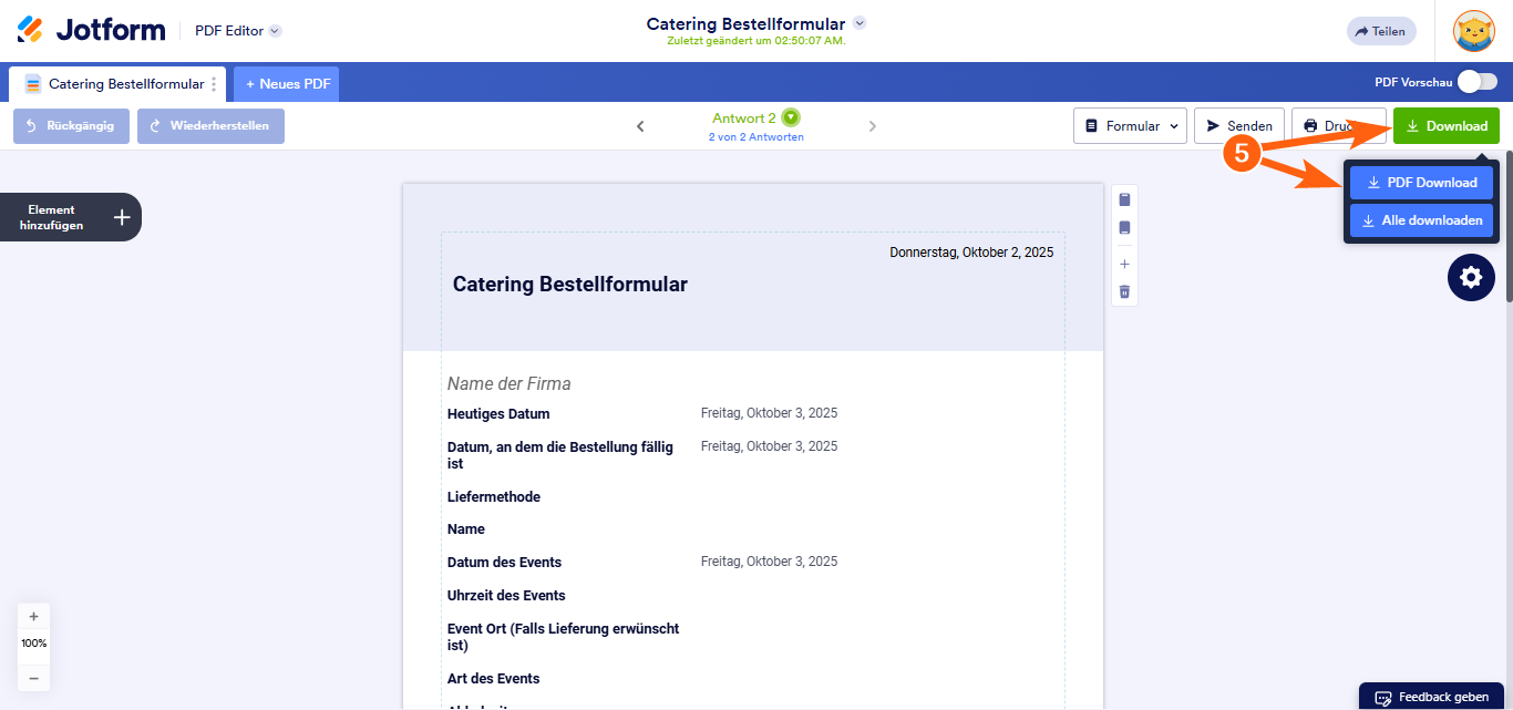Wie Sie die intelligenten PDF-Formulare von Jotform optimal nutzen können? Image-15