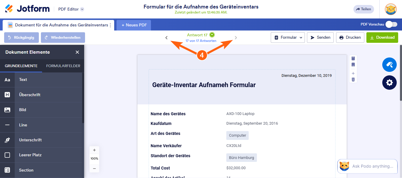 Wie Sie die intelligenten PDF-Formulare von Jotform optimal nutzen können? Image-14