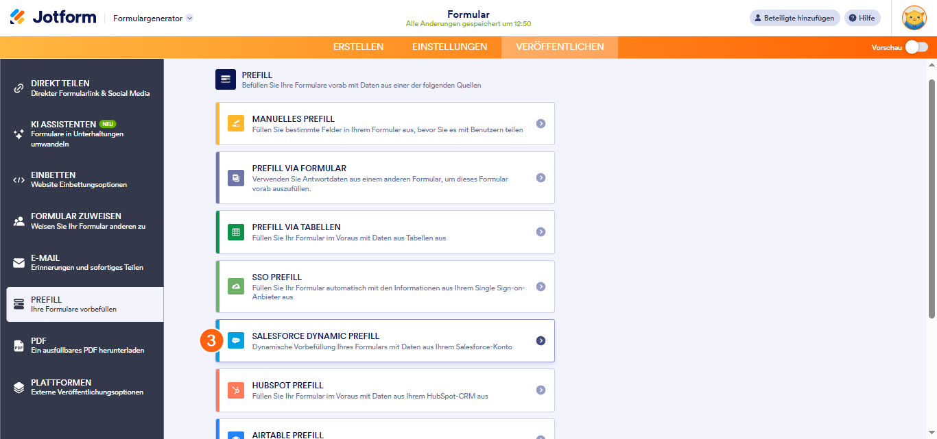Wie Sie ein Formular mit den Daten aus Salesforce vorausfüllen können? Image-2