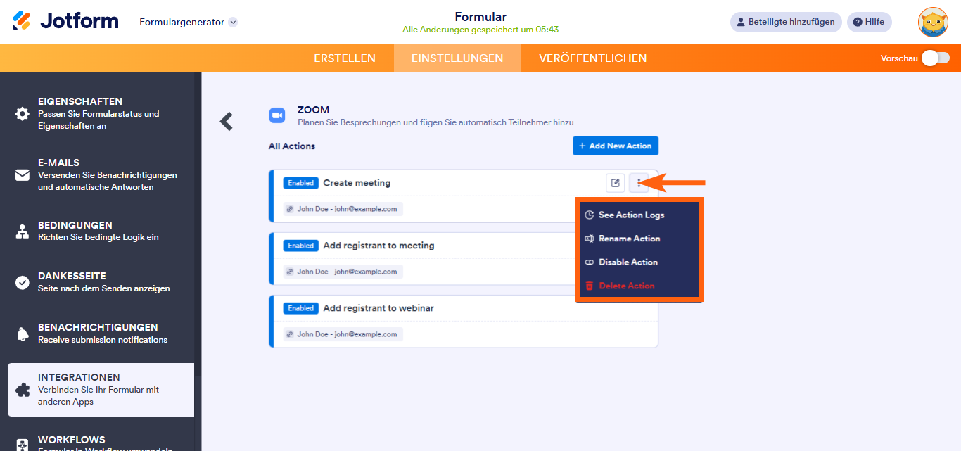 Wie Sie Jotform in Zoom integrieren Image-11