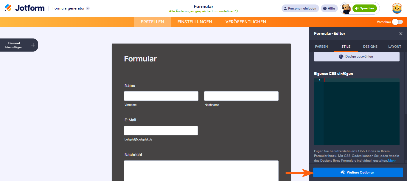 Wie kann ich die Abstände zwischen den Fragen ändern? Image-5