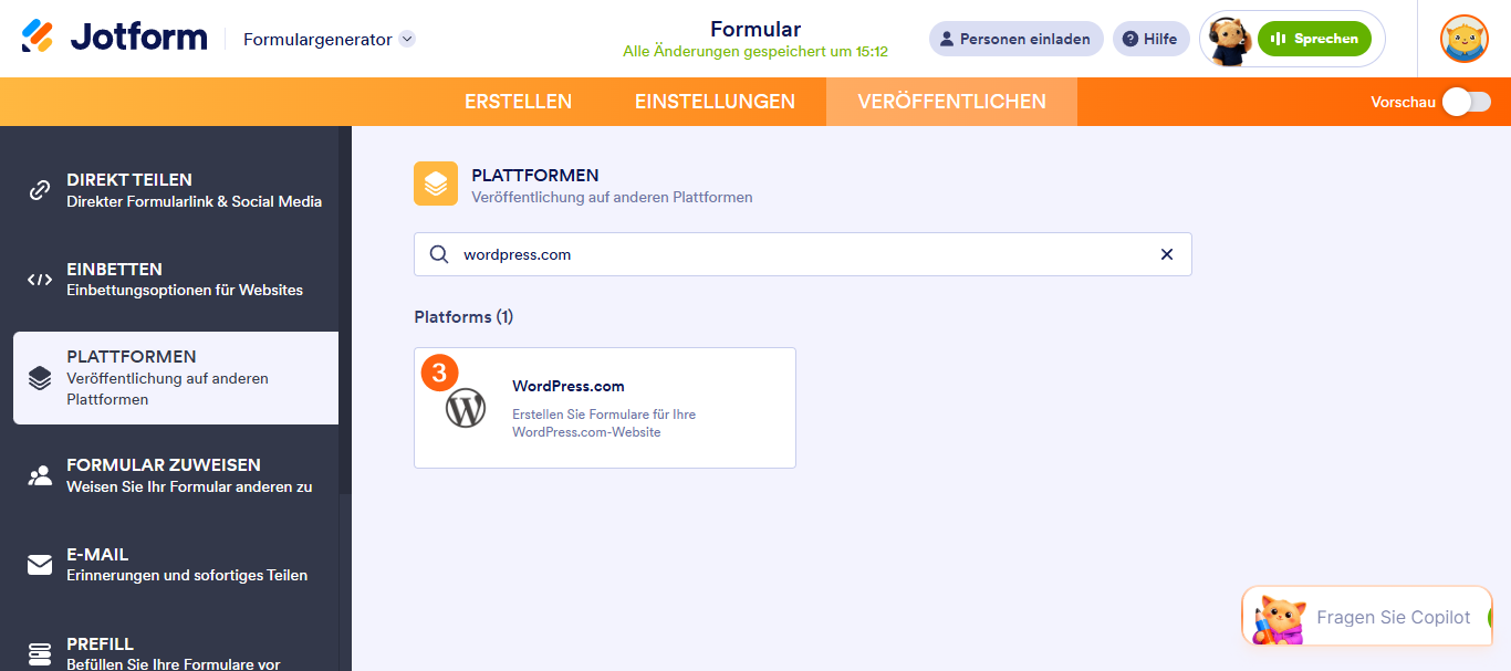 Wie Sie ein Formular in WordPress