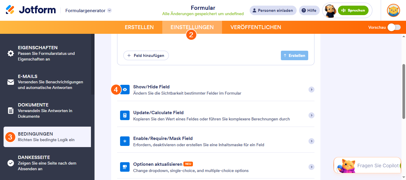 Wie Sie die Inhaltsmaske für ein Formularfeld basierend auf einer anderen Feldeingabe festlegen Image-3