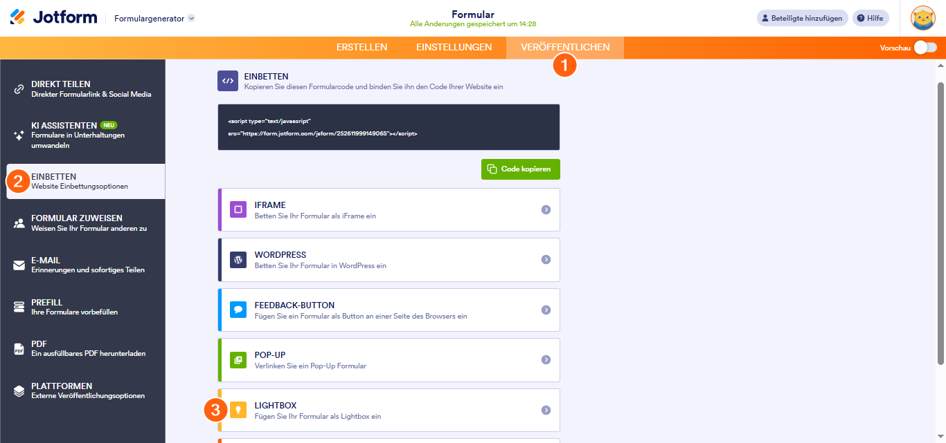 Wie Sie ein Lightbox-Formular automatisch aufpoppen Image-1