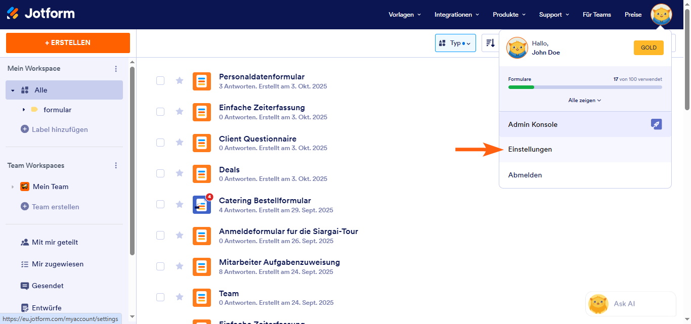 Wie Sie das Übermittlungs-Datum in ein anderes Format und eine andere Zeitzone ändern Image-3