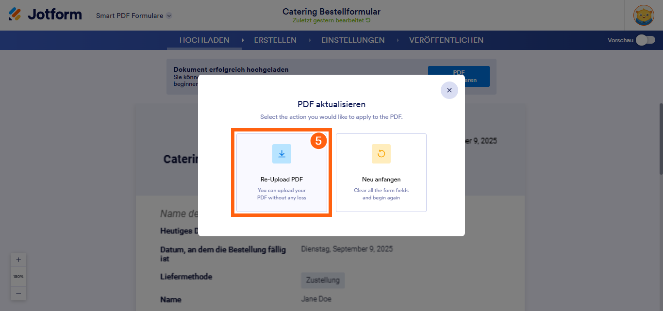 Wie Sie Ihre Original-PDF-Datei in Smart PDF-Forms aktualisieren können Image-4