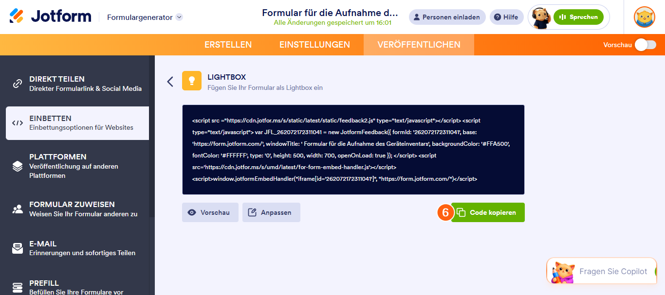 Wie Sie ein Lightbox-Formular automatisch aufpoppen Image-4