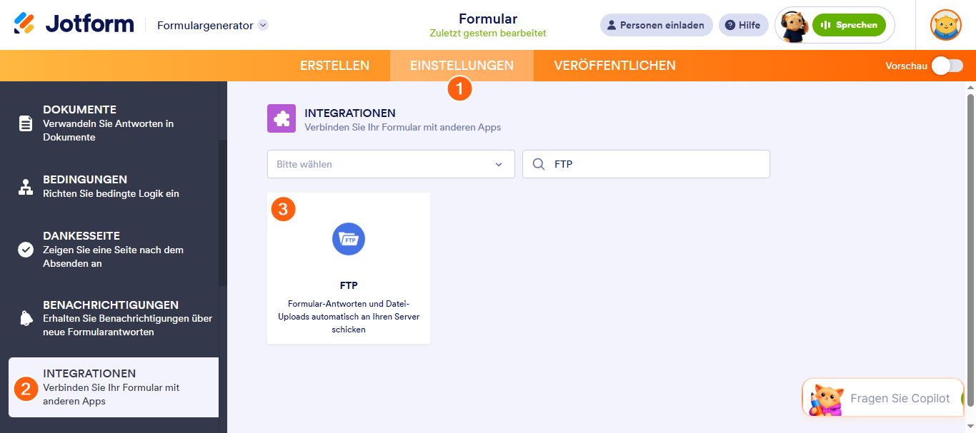 Wie Sie Formularantworten und Datei-Uploads per FTP versenden Image-1