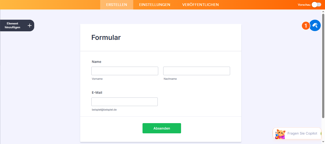 Verwalten von Feldfehlerzuständen und Hervorhebungseffekt Image-11