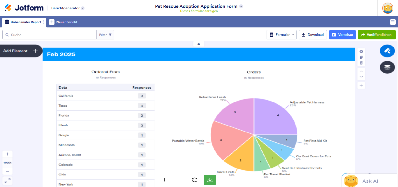 Wie Sie Ihre Excel- oder CSV-Dateidaten importieren, um einen visuellen Bericht zu erstellen Image-9