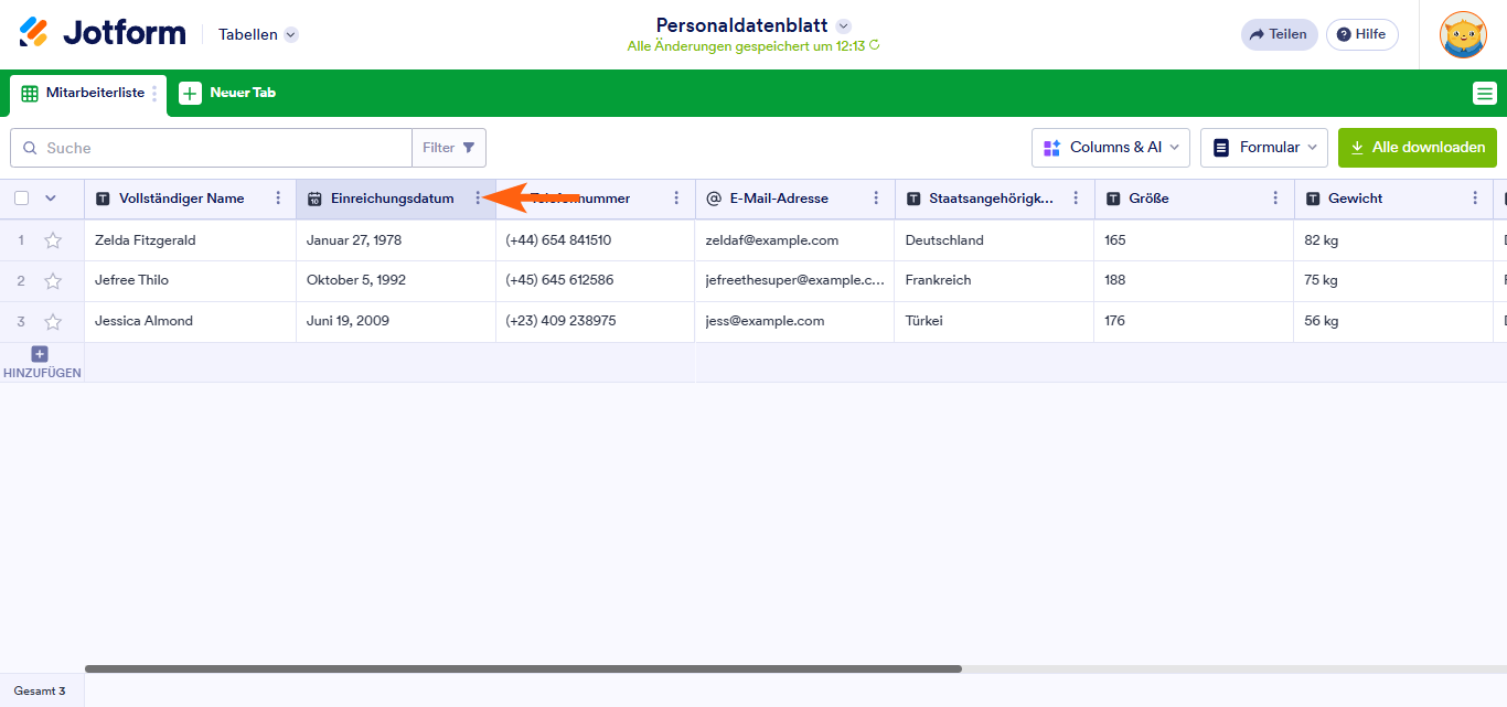 Wie Sie das Übermittlungs-Datum in ein anderes Format und eine andere Zeitzone ändern Image-1