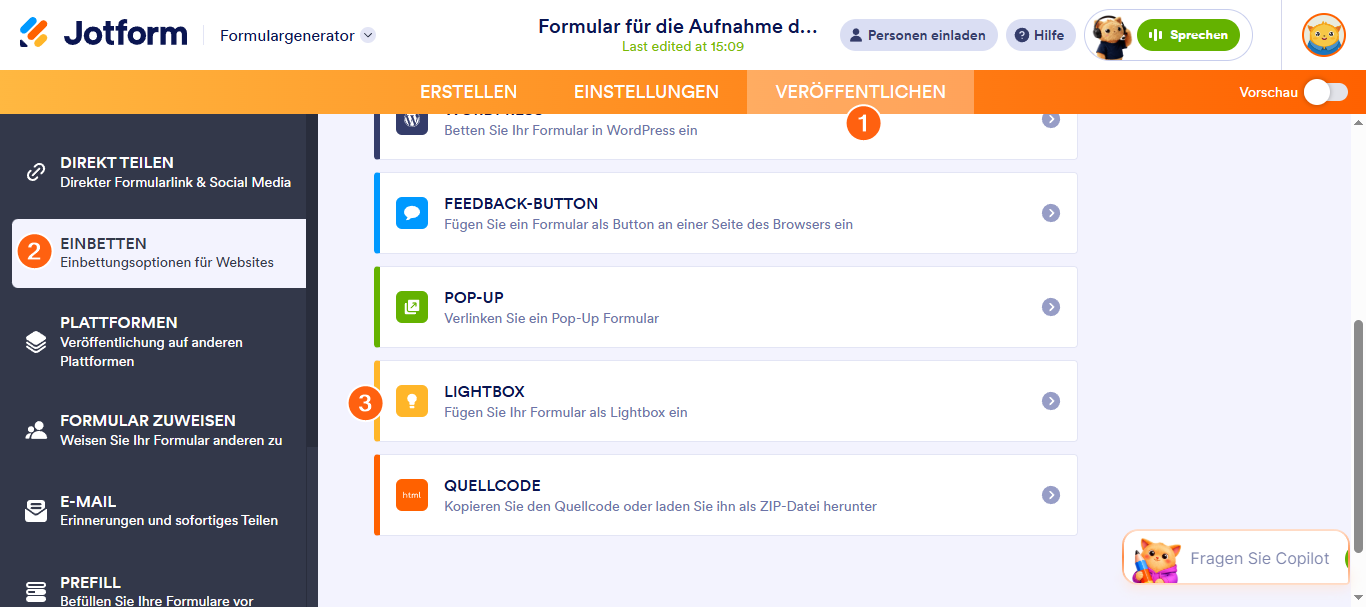 Wie Sie ein Lightbox-Formular automatisch aufpoppen Image-1