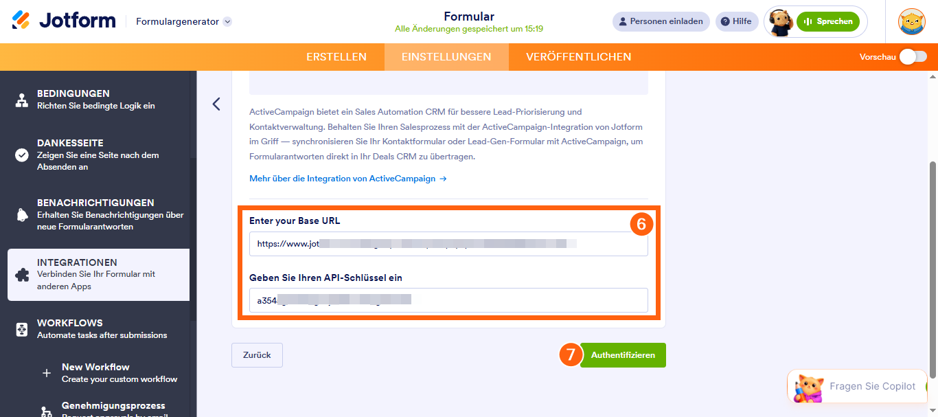 Wie Sie ActiveCampaign in Ihr Formular integrieren Image-3