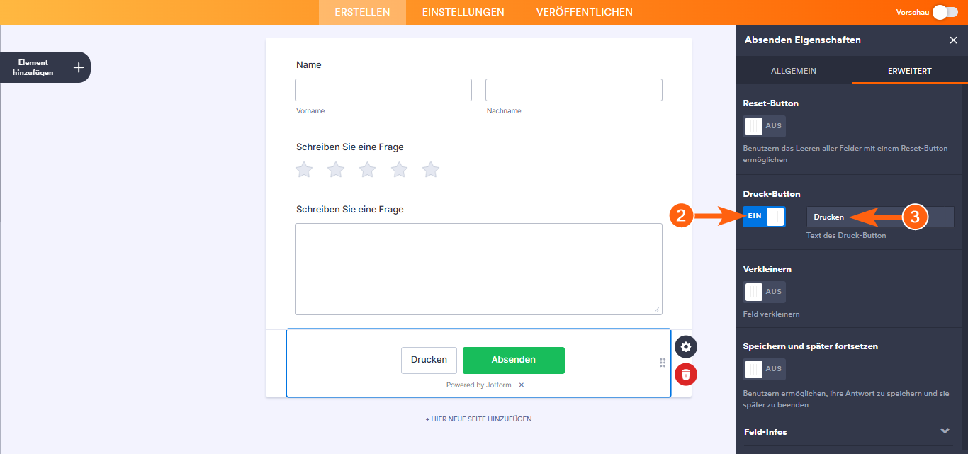 Hinzufügen eines Drucken Buttons zu Ihrem Formular Image-2